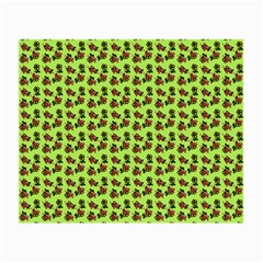 Cute Deer Pattern Green Small Glasses Cloth (2 Sides)