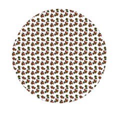 Cute Deer Pattern White Mini Round Pill Box (Pack of 3)