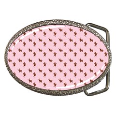 Kawaii Cute Deer Pink Belt Buckles by snowwhitegirl