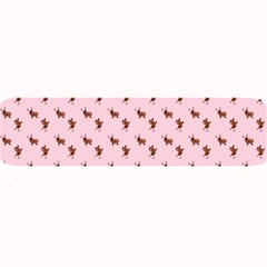 Kawaii Cute Deer Pink Large Bar Mats by snowwhitegirl