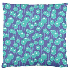 Blue Dandelions  Cute Plants Standard Flano Cushion Case (two Sides) by SychEva