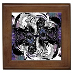 Twin Migraines Framed Tile by MRNStudios