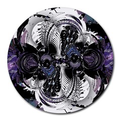 Twin Migraines Round Mousepads by MRNStudios