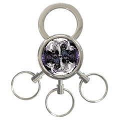 Twin Migraines 3-ring Key Chain by MRNStudios
