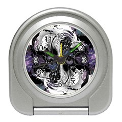 Twin Migraines Travel Alarm Clock by MRNStudios