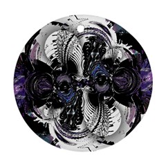 Twin Migraines Round Ornament (two Sides) by MRNStudios