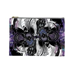 Twin Migraines Cosmetic Bag (large) by MRNStudios