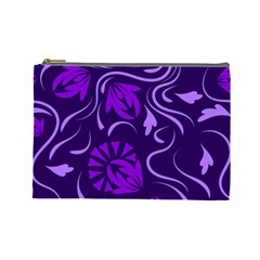 Folk Flowers Pattern Floral Surface Design Seamless Pattern Cosmetic Bag (large) by Eskimos