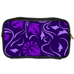 Folk flowers pattern Floral surface design Seamless pattern Toiletries Bag (One Side)