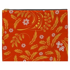 Folk Flowers Pattern Floral Surface Design Seamless Pattern Cosmetic Bag (xxxl) by Eskimos