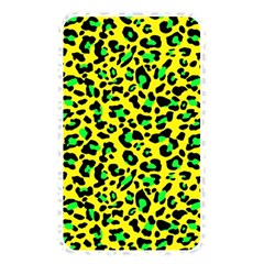 Yellow And Green, Neon Leopard Spots Pattern Memory Card Reader (rectangular) by Casemiro