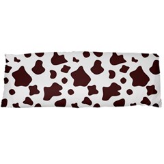 Brown cow spots pattern, animal fur print Body Pillow Case Dakimakura (Two Sides)