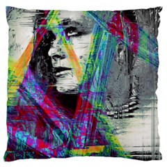 Rex Large Flano Cushion Case (one Side) by MRNStudios