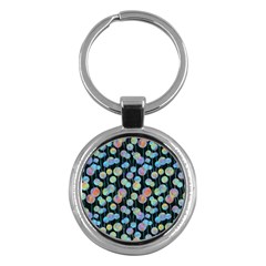 Multi-colored Circles Key Chain (round) by SychEva