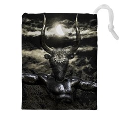 Creepy Mythological Artwork Collage Drawstring Pouch (5xl) by dflcprintsclothing