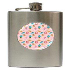 Funny Sweets With Teeth Hip Flask (6 Oz) by SychEva