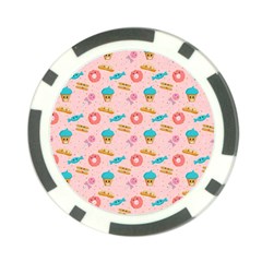 Funny Sweets With Teeth Poker Chip Card Guard by SychEva