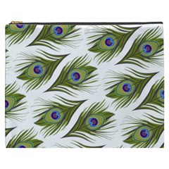 Peacock Feather Cosmetic Bag (XXXL)