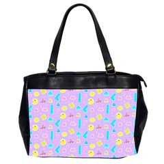 Arcade Dreams Lilac Oversize Office Handbag (2 Sides) by thePastelAbomination