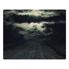 Dark Night Landscape Scene Double Sided Flano Blanket (large)  by dflcprintsclothing