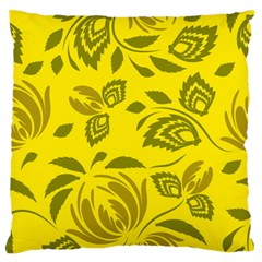 Folk Flowers Pattern Floral Surface Design Seamless Pattern Large Flano Cushion Case (two Sides) by Eskimos