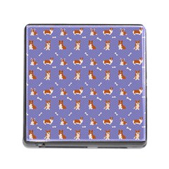 Cute Corgi Dogs Memory Card Reader (square 5 Slot) by SychEva