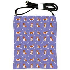 Cute Corgi Dogs Shoulder Sling Bag by SychEva