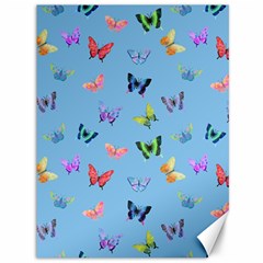 Multicolored Butterflies Whirl Canvas 36  X 48  by SychEva