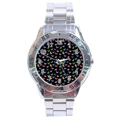 Bright And Beautiful Butterflies Stainless Steel Analogue Watch by SychEva