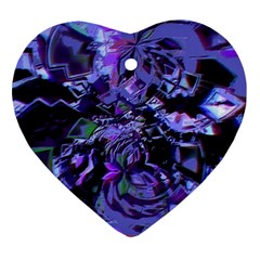 Uncanny Heart Ornament (two Sides) by MRNStudios