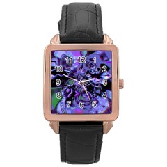 Uncanny Rose Gold Leather Watch  by MRNStudios