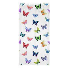 Cute Bright Butterflies Hover In The Air Shower Curtain 36  X 72  (stall)  by SychEva
