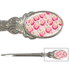 Pink And White Donuts Letter Opener by SychEva