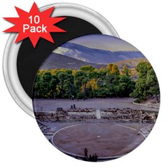 Epidaurus Theater, Peloponnesse, Greece 3  Magnets (10 pack) 