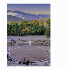 Epidaurus Theater, Peloponnesse, Greece Small Garden Flag (two Sides) by dflcprintsclothing