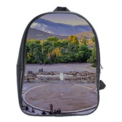 Epidaurus Theater, Peloponnesse, Greece School Bag (XL)