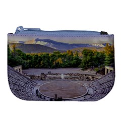 Epidaurus Theater, Peloponnesse, Greece Large Coin Purse by dflcprintsclothing