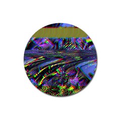 Unadjusted Tv Screen Magnet 3  (round) by MRNStudios