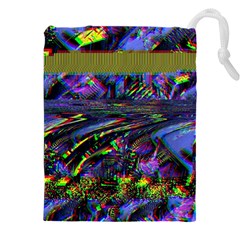 Unadjusted Tv Screen Drawstring Pouch (4xl) by MRNStudios