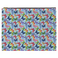 Beautiful Bright Butterflies Are Flying Cosmetic Bag (xxxl) by SychEva