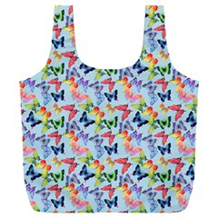 Beautiful Bright Butterflies Are Flying Full Print Recycle Bag (xxl) by SychEva