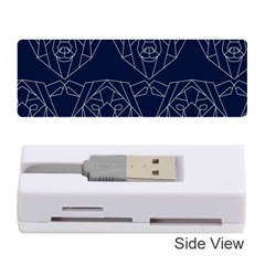 Polygonal Bear Pattern Design Memory Card Reader (Stick)