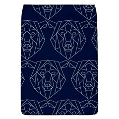 Polygonal Bear Pattern Design Removable Flap Cover (L)