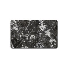 Dark Marble Camouflage Texture Print Magnet (name Card) by dflcprintsclothing