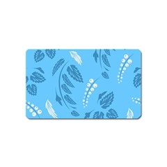 Folk flowers pattern Floral surface design Seamless pattern Magnet (Name Card)