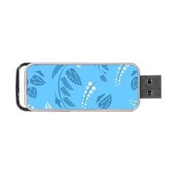 Folk Flowers Pattern Floral Surface Design Seamless Pattern Portable Usb Flash (one Side) by Eskimos