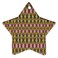 Digital Illusion Star Ornament (two Sides) by Sparkle