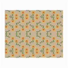 Flowers Pattern Small Glasses Cloth