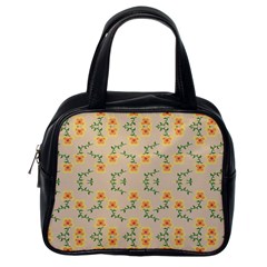 Flowers Pattern Classic Handbag (one Side)