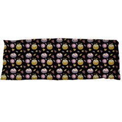 Shiny Pumpkins On Black Background Body Pillow Case Dakimakura (two Sides) by SychEva